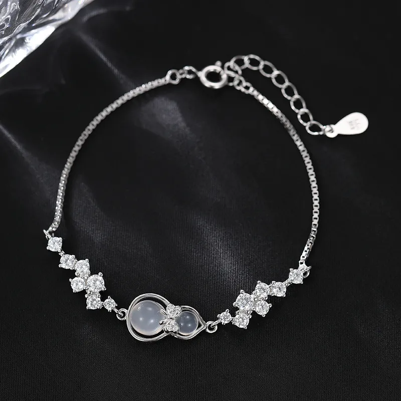 Old Fu Gold Chalcedony Bracelets Women's-2