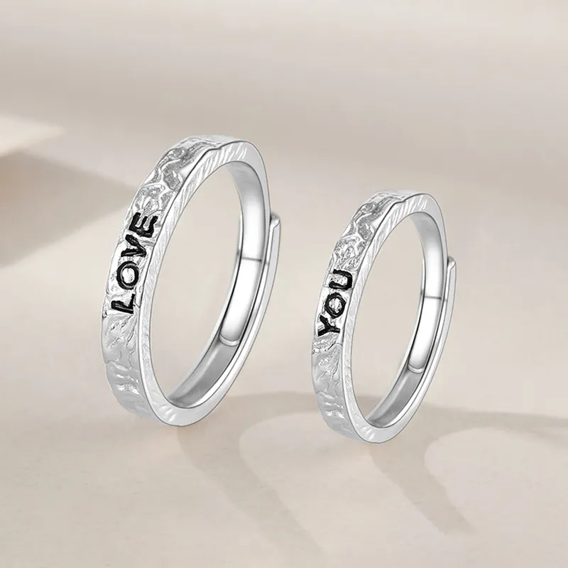 Old Fu Gold S999 Fine Silver Rings Unisex-2