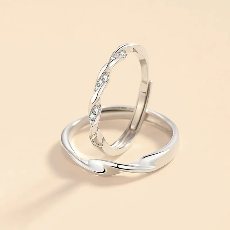 Old Fu Gold S925 Silver Rings Unisex-3