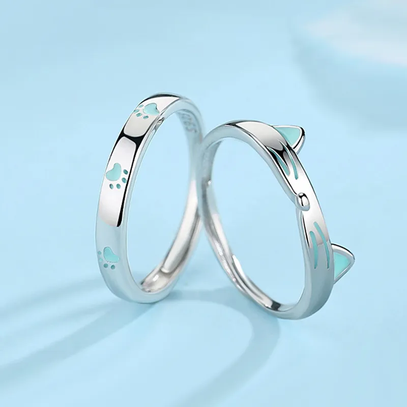 Old Fu Gold 925 Sterling Silver Rings Unisex-3