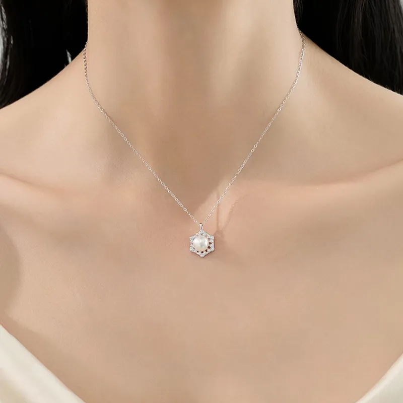 Old Fu Gold Pearl Necklaces Women's-1