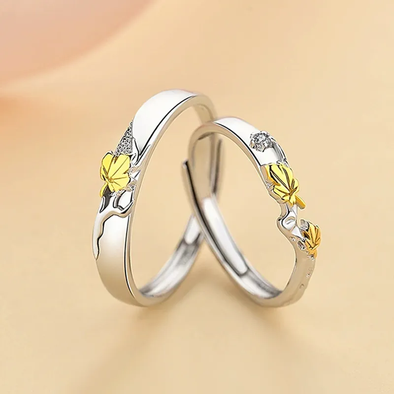 Old Fu Gold S 999 Fine Silver Rings Unisex-2