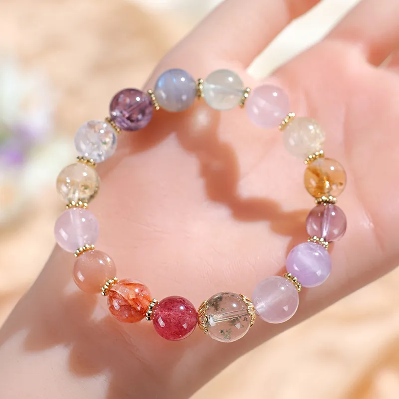 Old Fu Gold Crystal Bracelets Women's-1