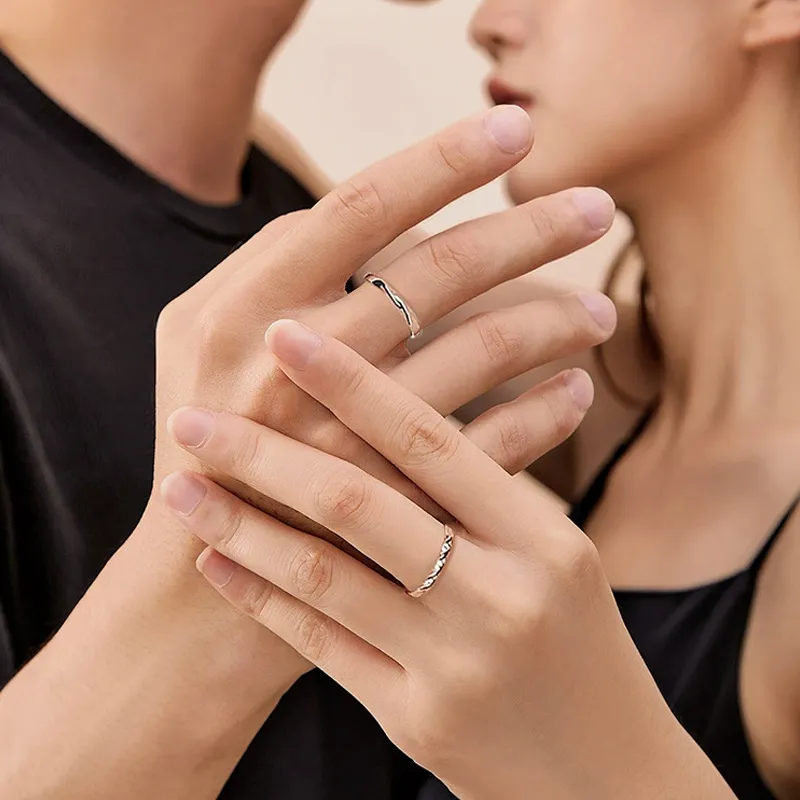 Old Fu Gold S925 Silver Rings Unisex-4