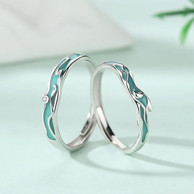 Old Fu Gold S925 Silver Rings Unisex-3
