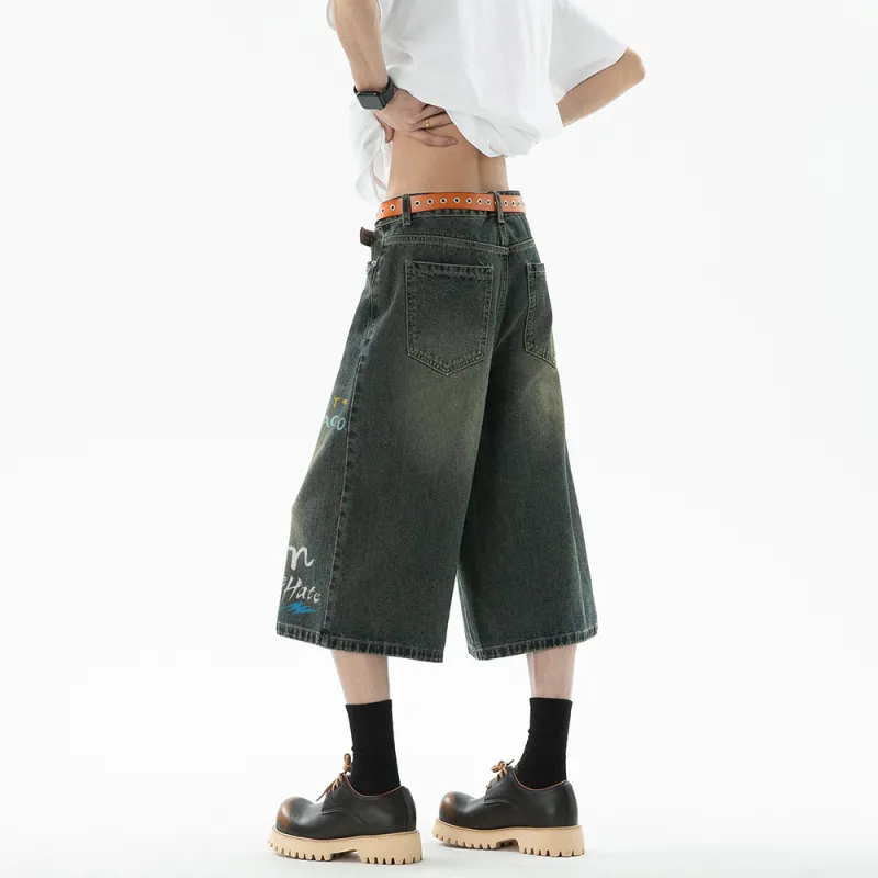 PAL ONGACO Denim Shorts Unisex-16