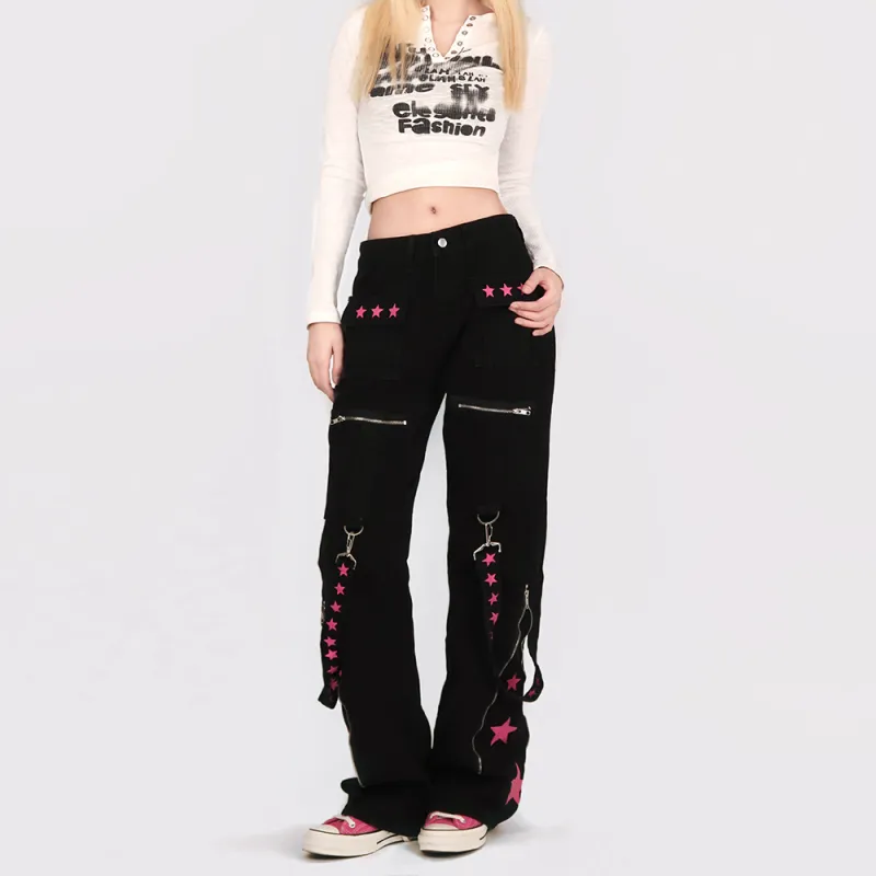 PAL ONGACO Jeans Women's Black-4