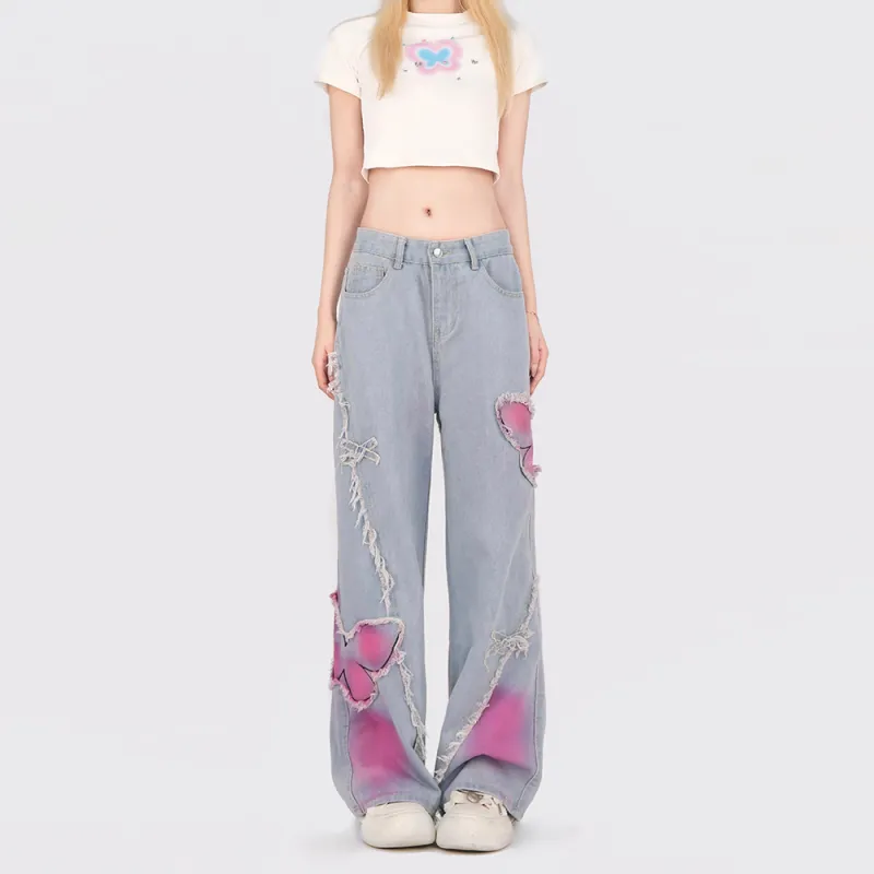 PAL ONGACO Jeans Women's Blue-5