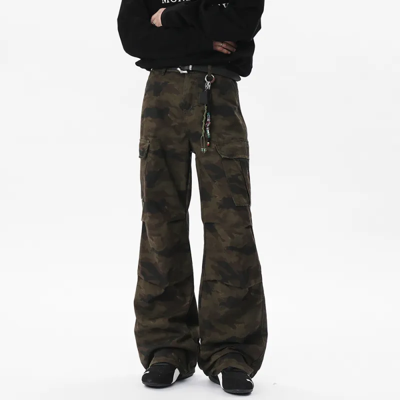 PAL ONGACO Casual Pants Unisex Jungle Camouflage-4