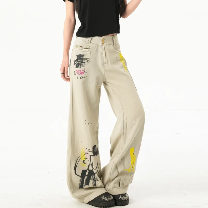 PAL ONGACO Jeans Women's Apricot-1