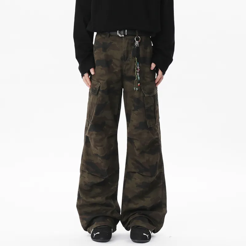 PAL ONGACO Casual Pants Unisex Jungle Camouflage-6