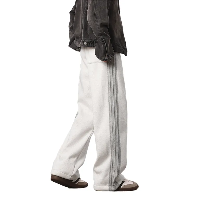 PAL ONGACO Casual Pants Unisex Gray-4