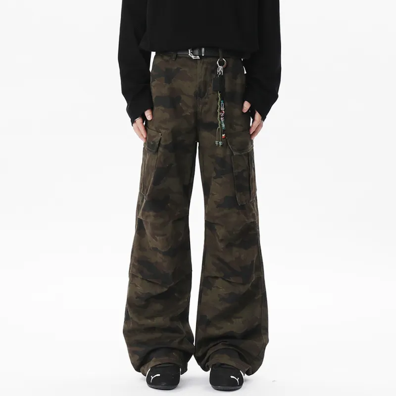 PAL ONGACO Casual Pants Unisex Jungle Camouflage-5