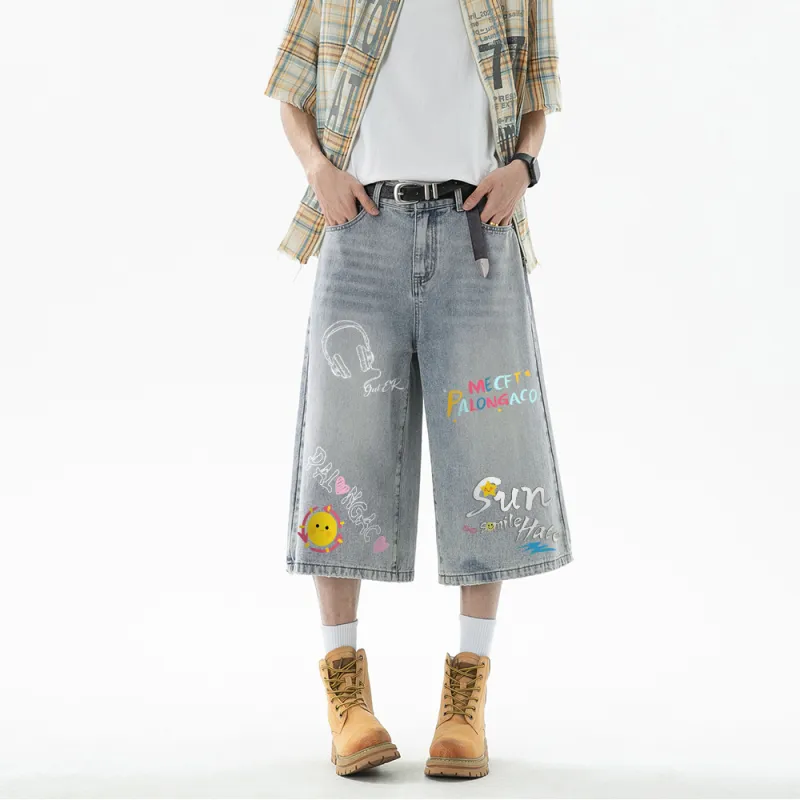 PAL ONGACO Denim Shorts Unisex-19
