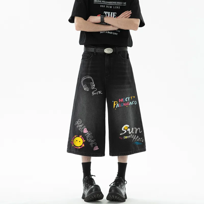 PAL ONGACO Denim Shorts Unisex-8