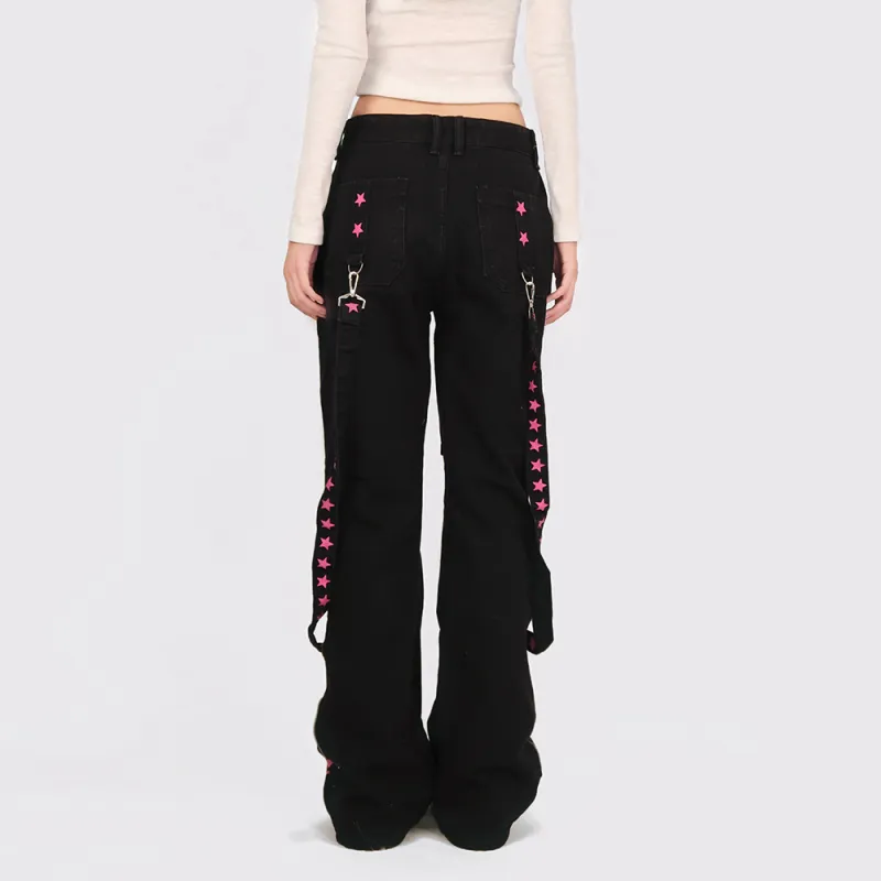 PAL ONGACO Jeans Women's Black-1