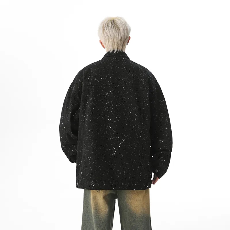 PAL ONGACO Denim Jacket Unisex Black-2