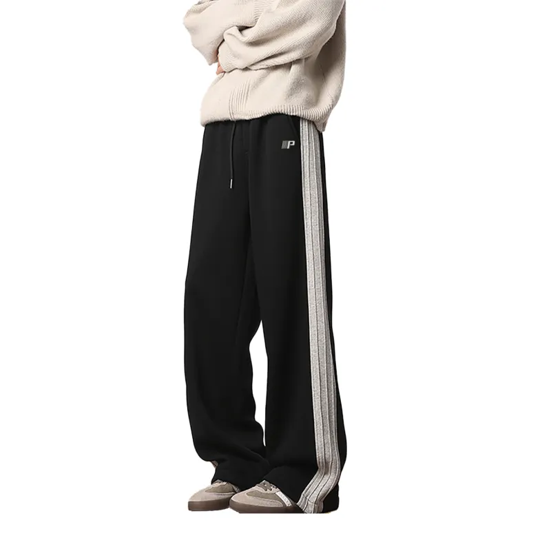 PAL ONGACO Casual Pants Unisex Gray-9