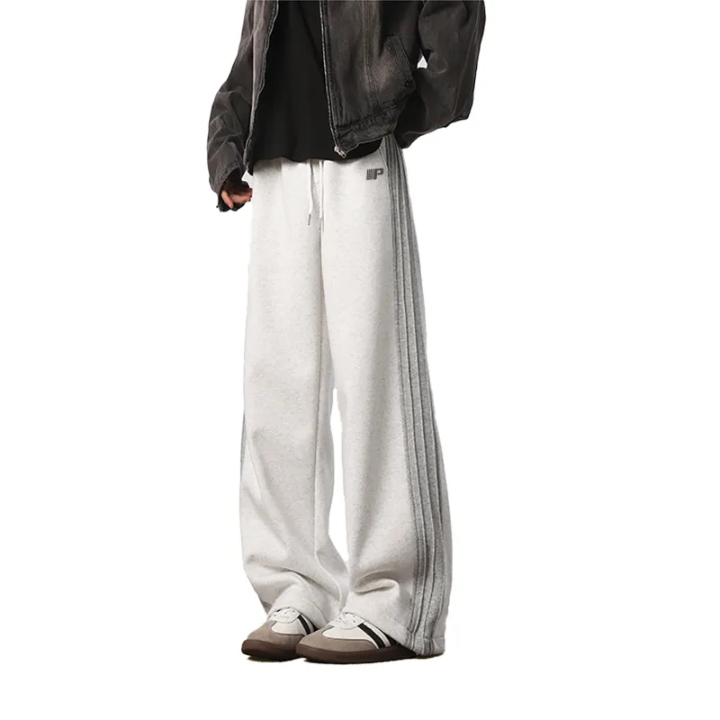 PAL ONGACO Casual Pants Unisex Gray-5