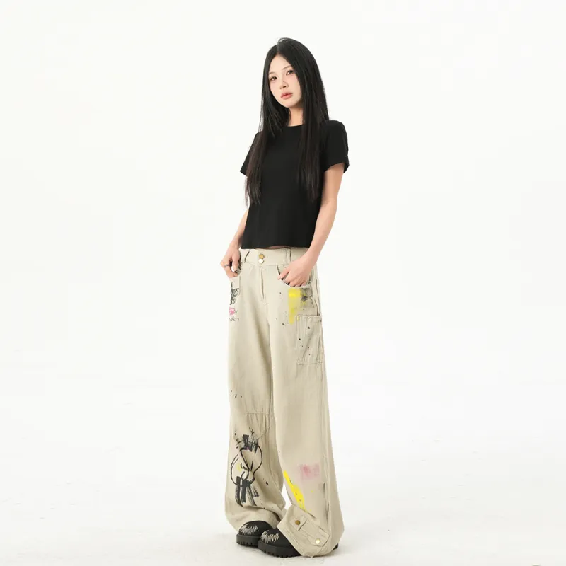PAL ONGACO Jeans Women's Apricot-2