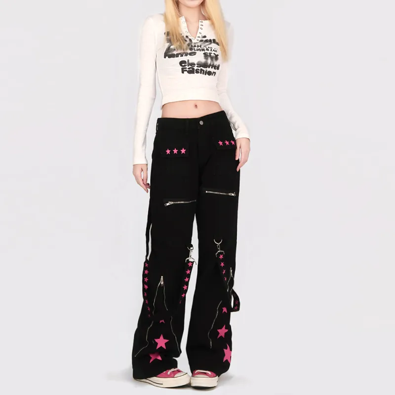 PAL ONGACO Jeans Women's Black-5