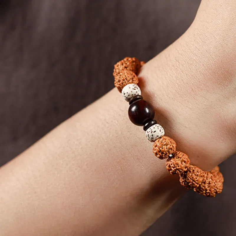 Zhiyi King Kong Bodhi Seeds Bracelets Unisex-3
