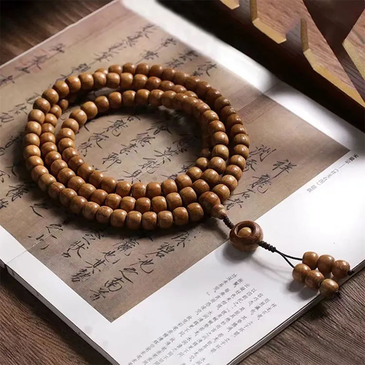 Zhiyi Zabelia Biflora Wooden Bracelets Unisex-4