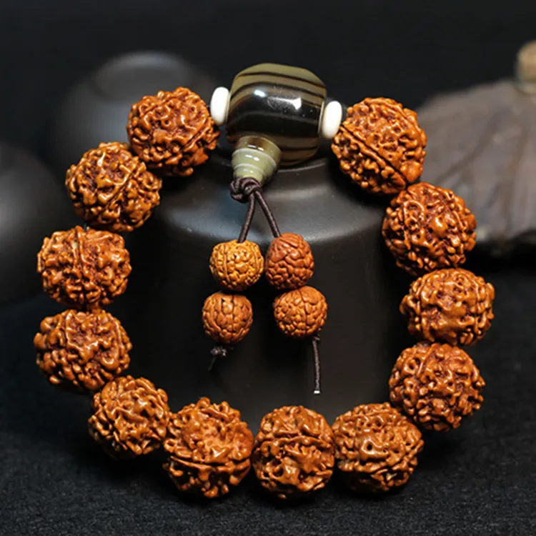 Zhiyi King Kong Bodhi Seeds Bracelets Unisex-2