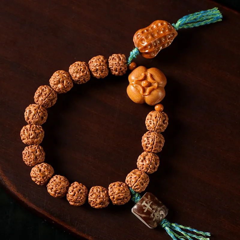 Zhiyi King Kong Bodhi Seeds Bracelets Unisex-4