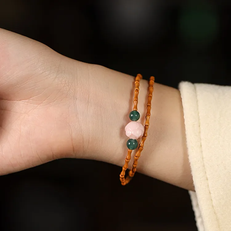 Zhiyi Olive Pit Bracelets Unisex-2
