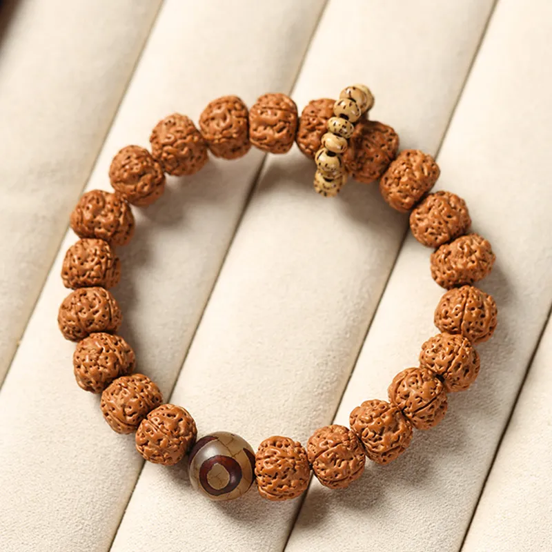 Zhiyi King Kong Bodhi Seeds Bracelets Unisex-5