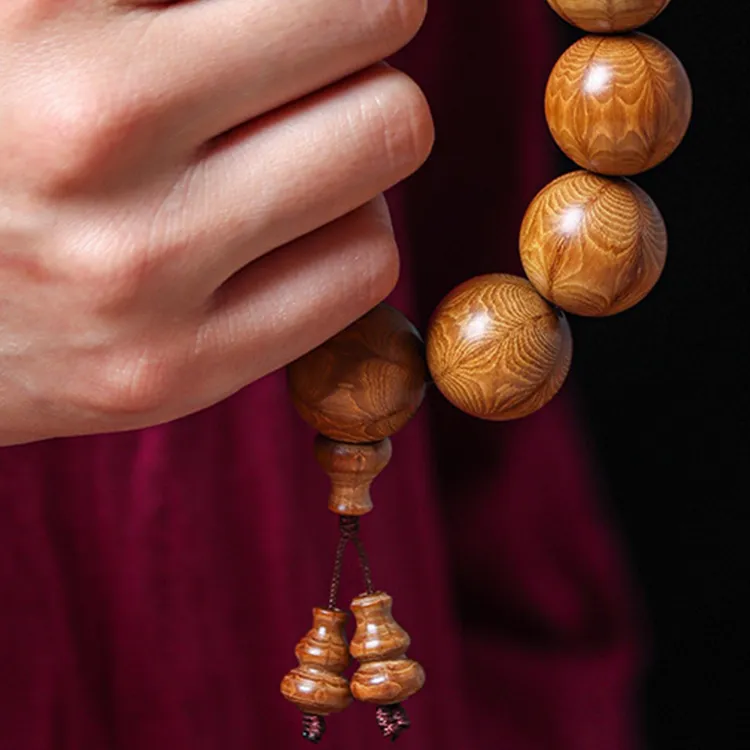 Zhiyi Zabelia Biflora Wooden Bracelets Unisex-4