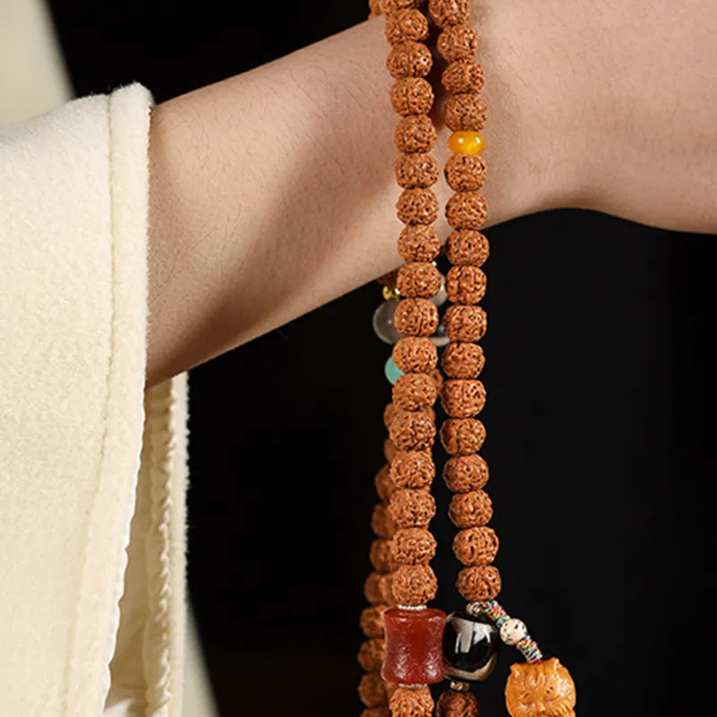 Zhiyi King Kong Bodhi Seeds Bracelets Unisex-1
