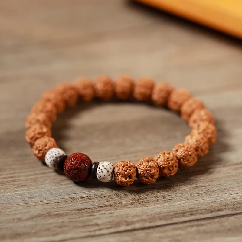 Zhiyi King Kong Bodhi Seeds Bracelets Unisex-6