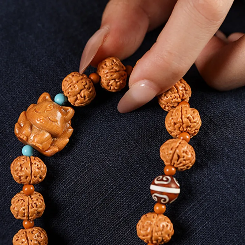 Zhiyi King Kong Bodhi Seeds Bracelets Unisex-3