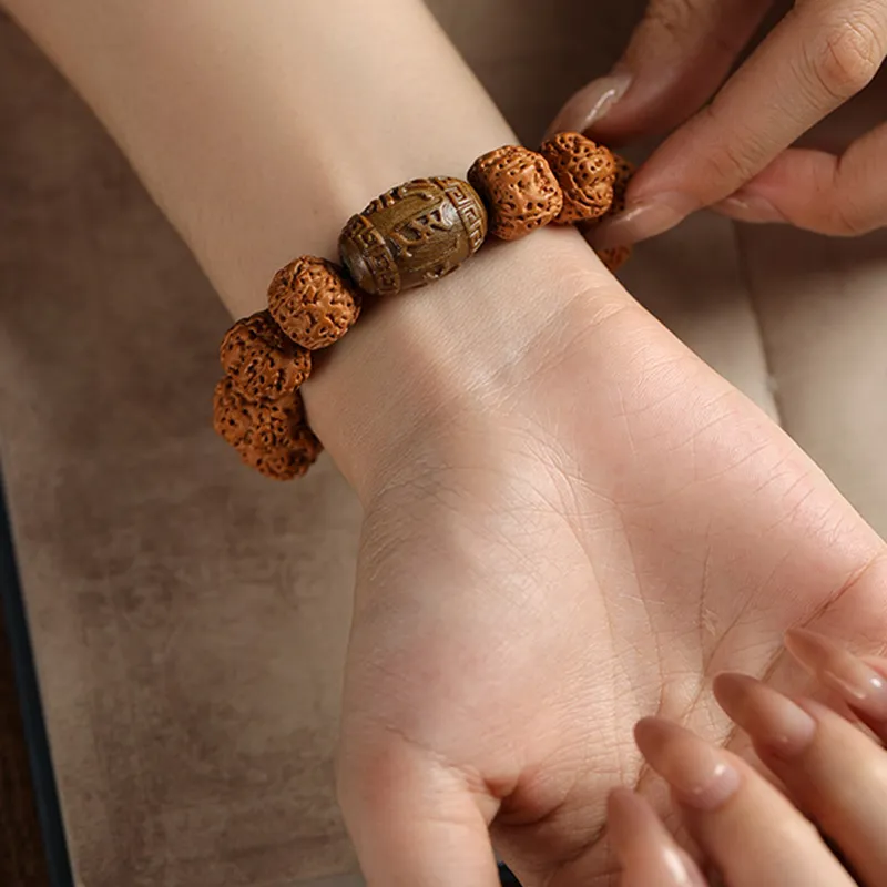 Zhiyi King Kong Bodhi Seeds Bracelets Unisex-2