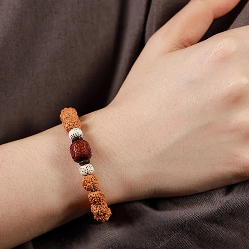 Zhiyi King Kong Bodhi Seeds Bracelets Unisex-1