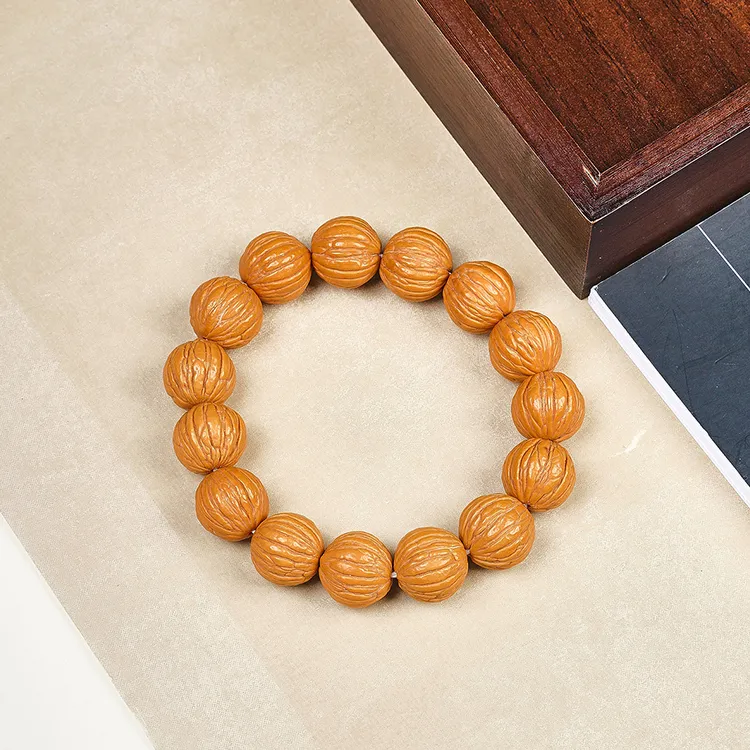Zhiyi Monkey Head Walnut Bracelets Unisex-2