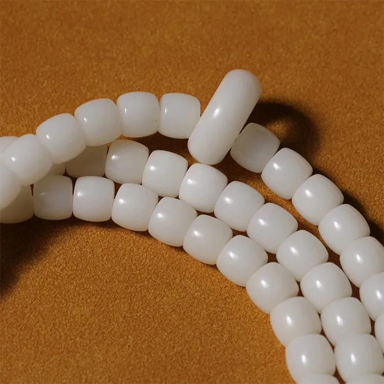 Zhiyi White Jade Bodhi Bracelets Unisex-5