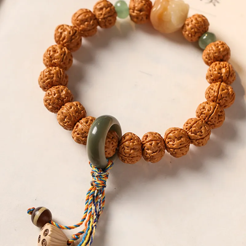 Zhiyi King Kong Bodhi Seeds Bracelets Unisex-2