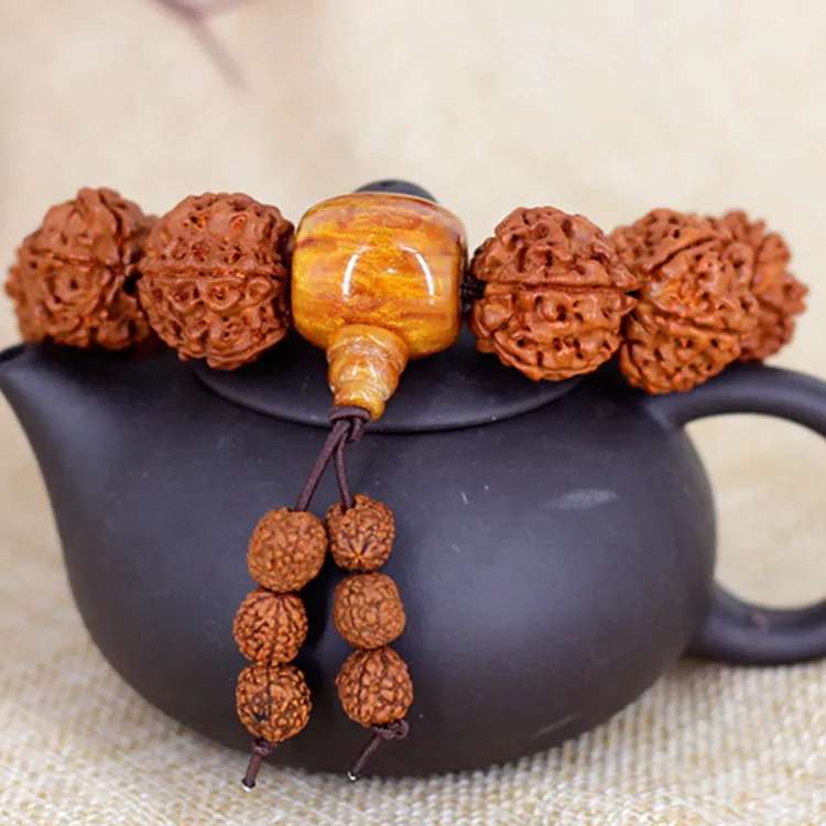 Zhiyi King Kong Bodhi Seeds Bracelets Unisex-4