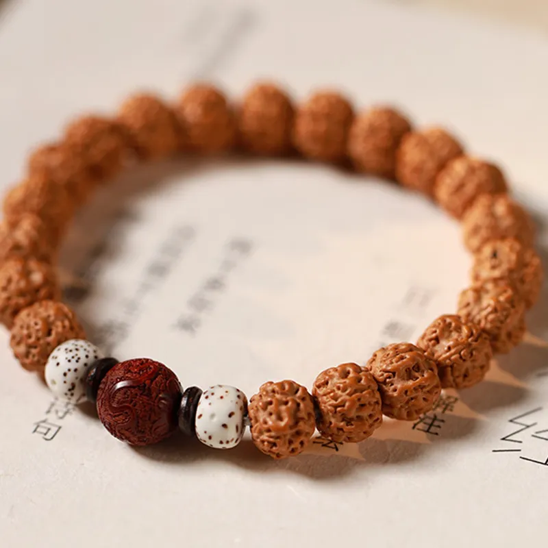 Zhiyi King Kong Bodhi Seeds Bracelets Unisex-4