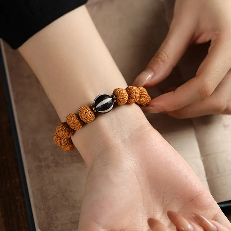 Zhiyi King Kong Bodhi Seeds Bracelets Unisex-2