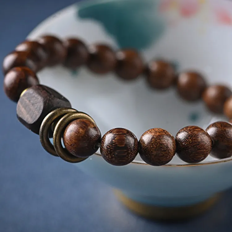 Zhiyi Golden Sandalwood Bracelets Women's-2