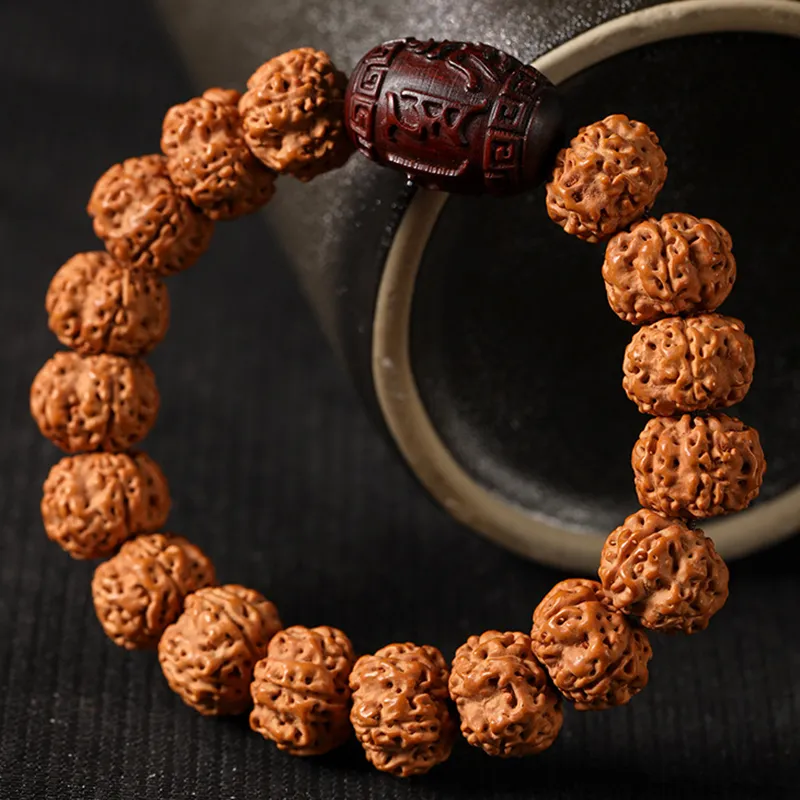Zhiyi King Kong Bodhi Seeds Bracelets Unisex-4