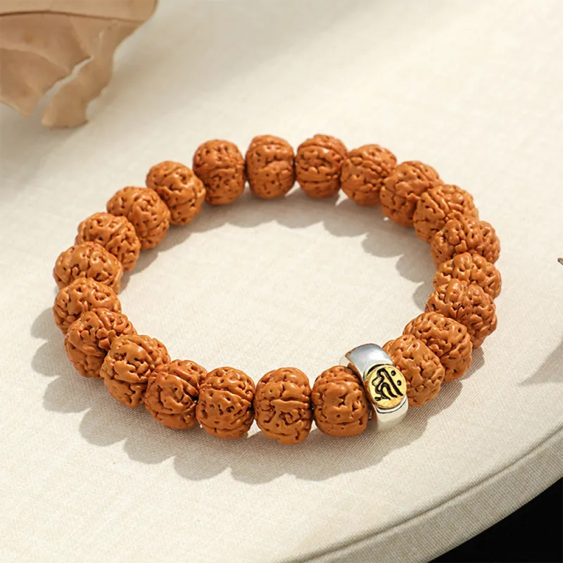 Zhiyi King Kong Bodhi Seeds Bracelets Unisex-15