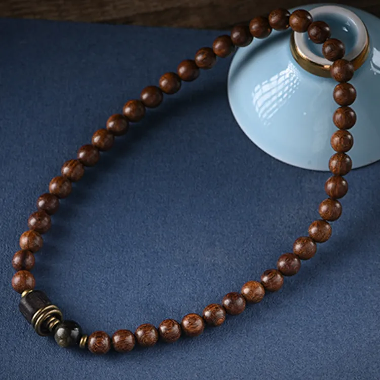 Zhiyi Golden Sandalwood Bracelets Women's-5