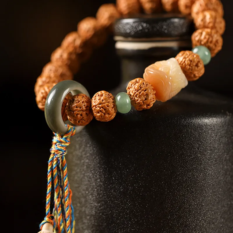 Zhiyi King Kong Bodhi Seeds Bracelets Unisex-3