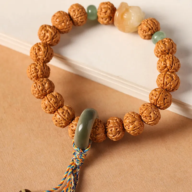 Zhiyi King Kong Bodhi Seeds Bracelets Unisex-4