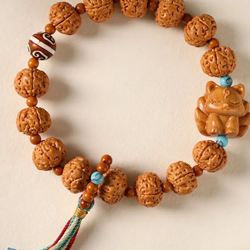 Zhiyi King Kong Bodhi Seeds Bracelets Unisex-4